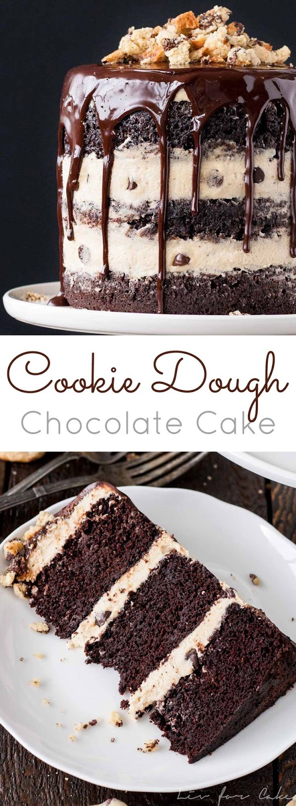 Cookie Dough Chocolate Cake Joki's Kitchen