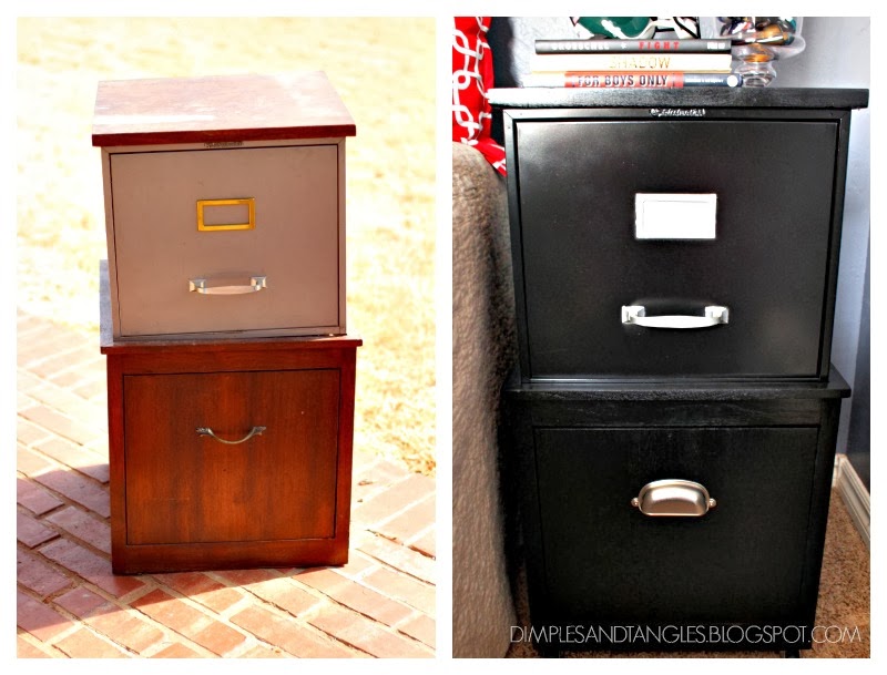 Thrifted Cabinet Turned Boy S Nightstand Dimples And Tangles