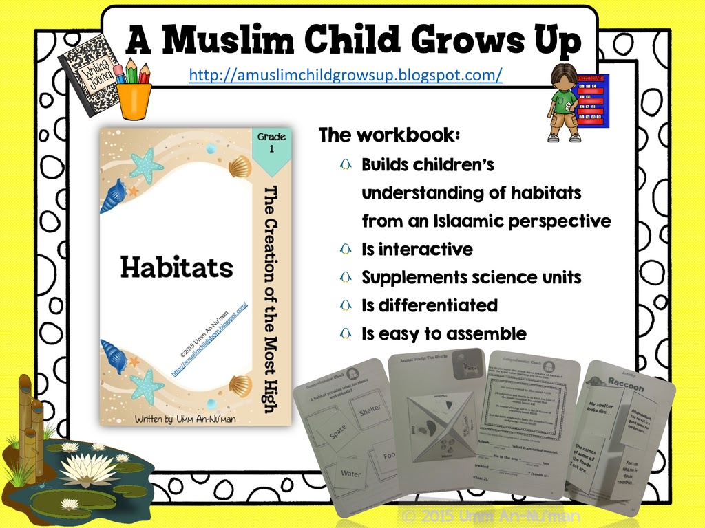 Iman's HomeSchool Habitats Interactive Notebook