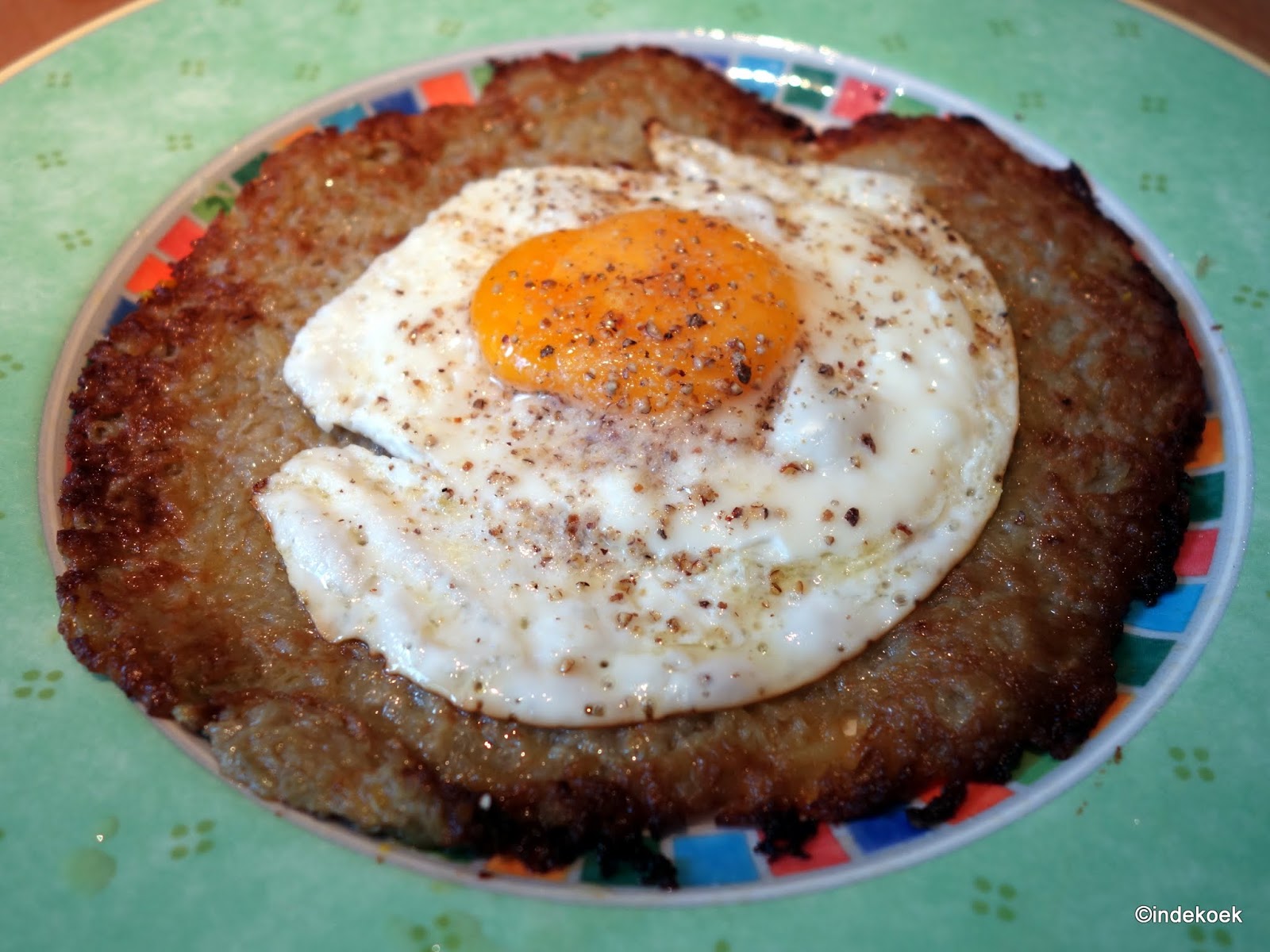In de Kök: Kartoffelpuffer mit Spiegelei