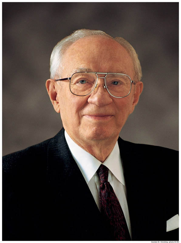 President Gordon B. Hinckley, 15th President of the Church