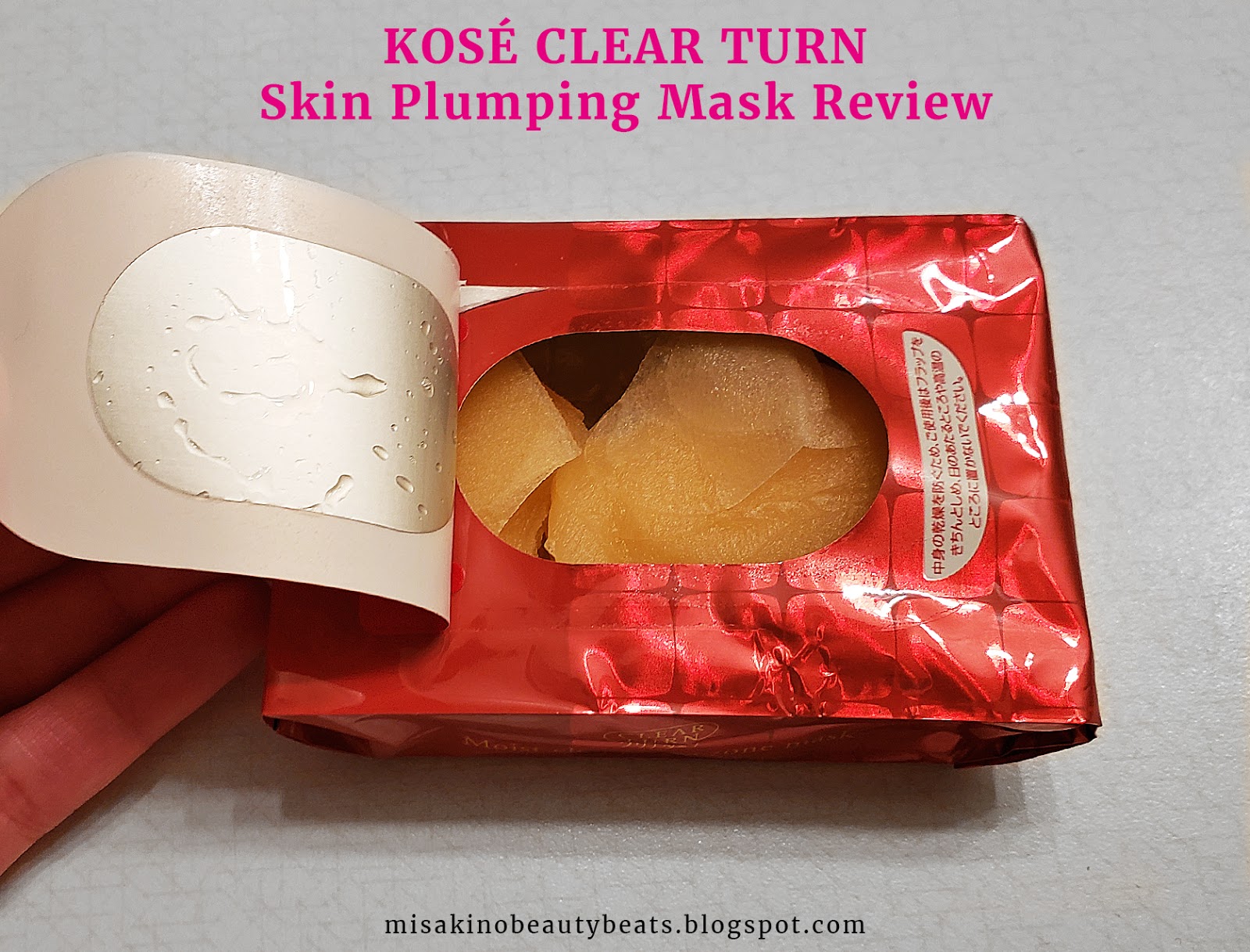Review Kose Clear Turn Skin Plumping Mask MISAKINO