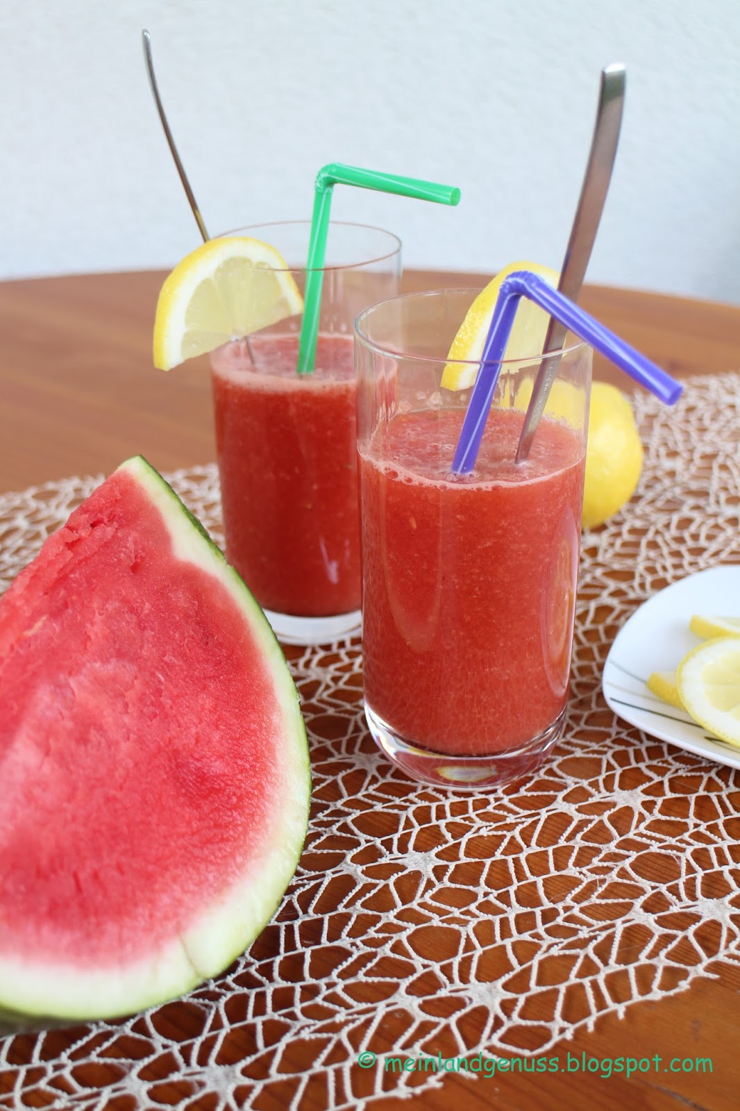 mein Land und Gartengenuss : Melonen-Smoothie