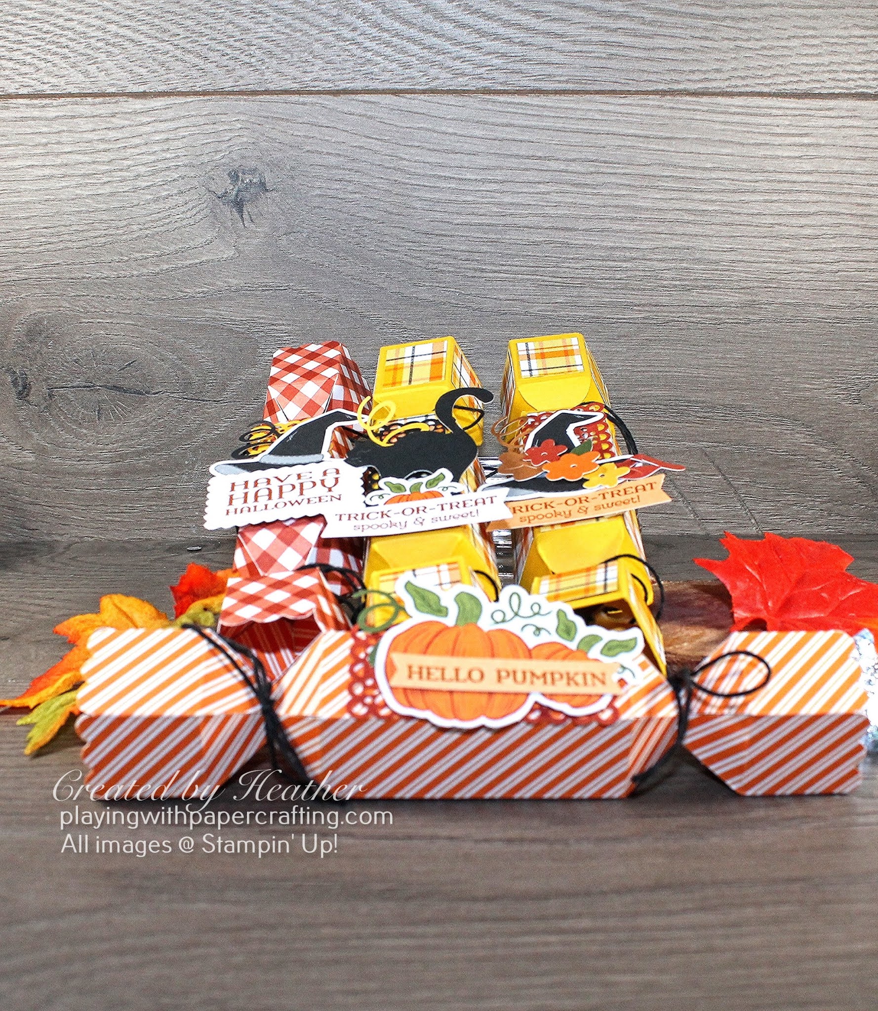 Playing with Papercrafting September's Paper Pumpkin Does Double Duty