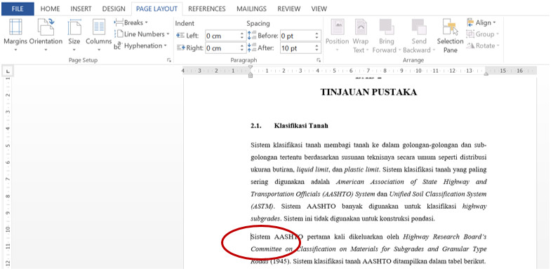 Fungsi Page Breaks pada Microsoft Word 2013 Mari Belajar