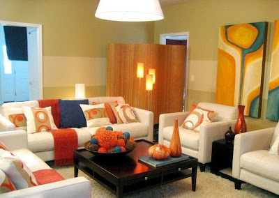 Vibrant Family Room Interior Design Idea , Home Interior Design Ideas , http://homeinteriordesignideas1.blogspot.com/