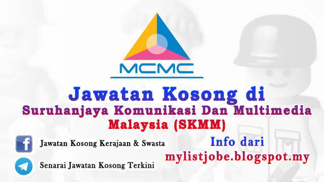 Jawatan Kosong di Suruhanjaya Komunikasi Dan Multimedia Malaysia (SKMM)