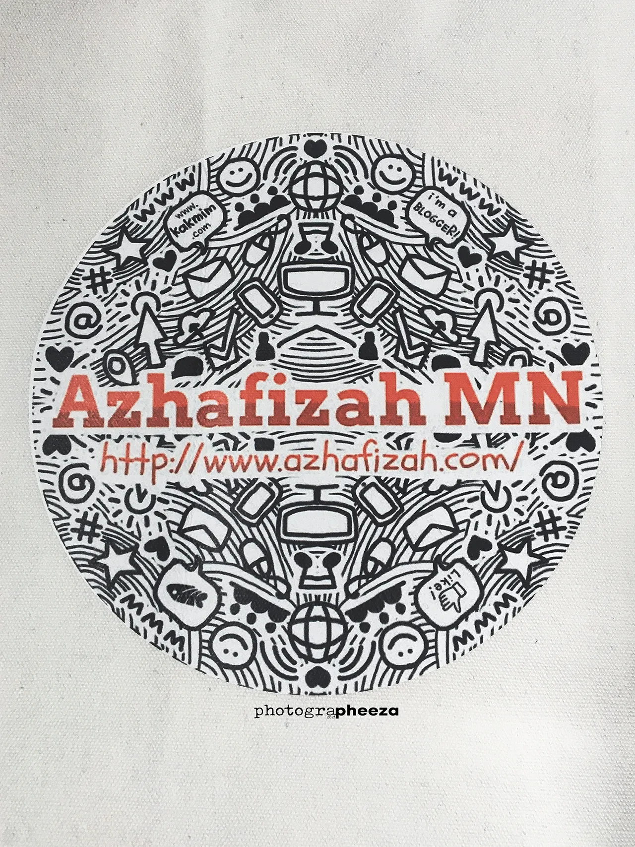 Tote Bag Azhafizah.Com limited edition dari Kakmim.com