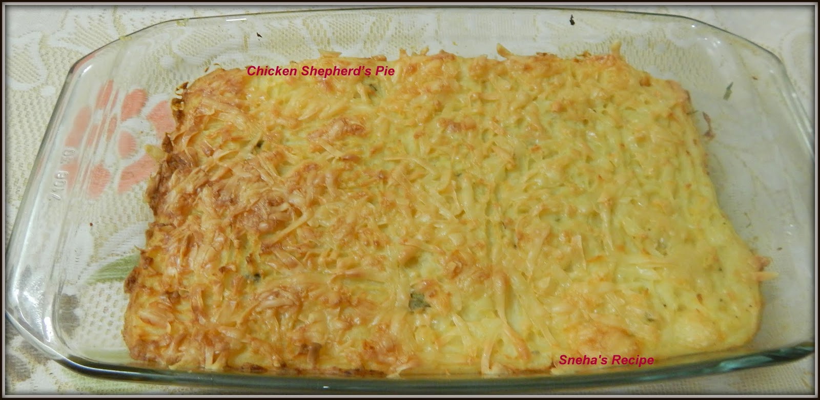 Chicken Shepherd S Pie Sneha S Recipe