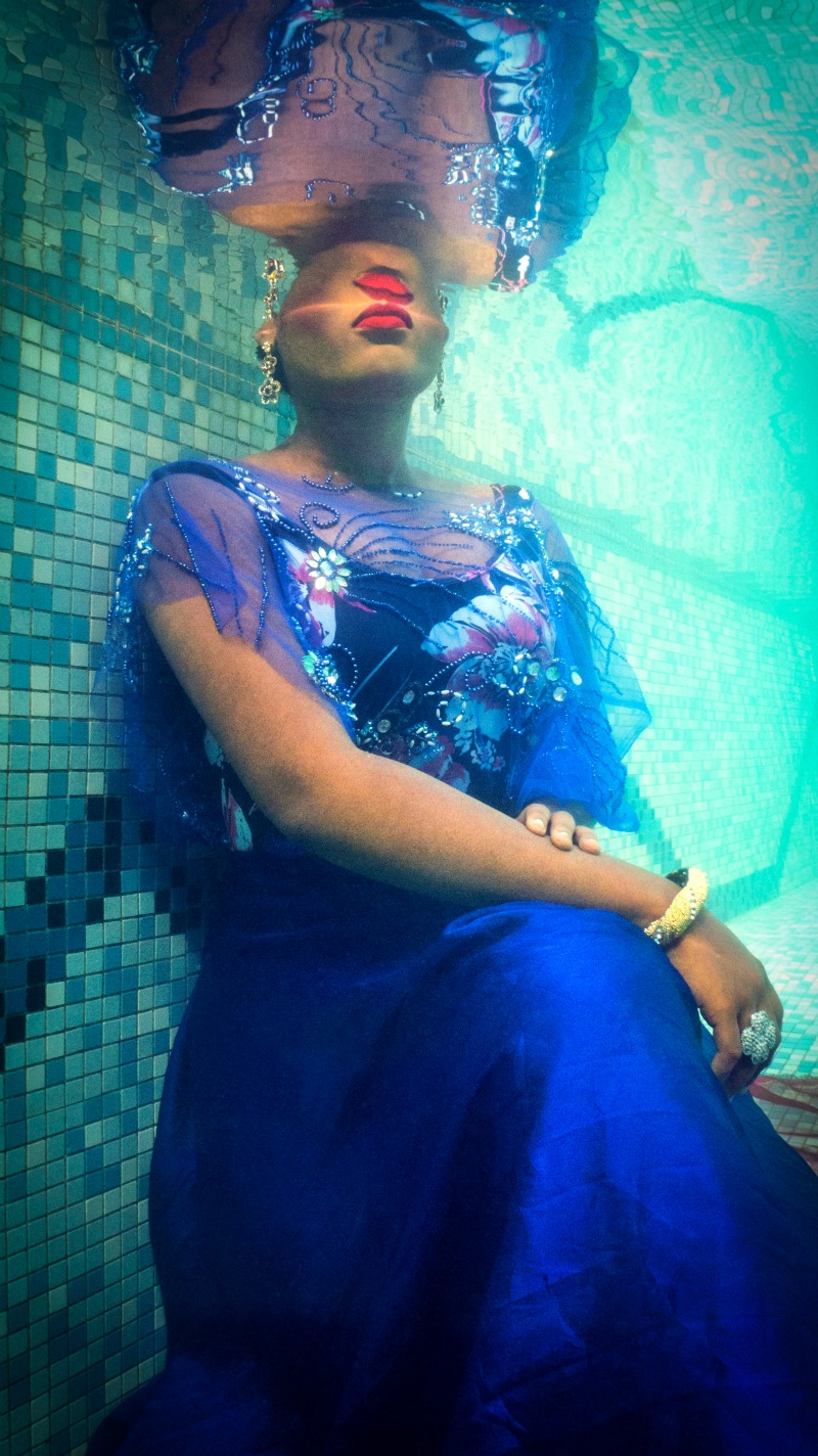 Barbara The Fashion Blogger | Underwater in Blue with Jummai Shaba ...