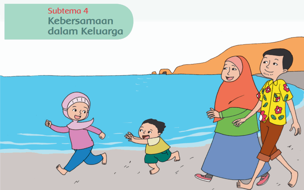 Subtema 4 Kebersamaan dalam Keluarga Kelas 1 Tema 4 www.simplenews.me