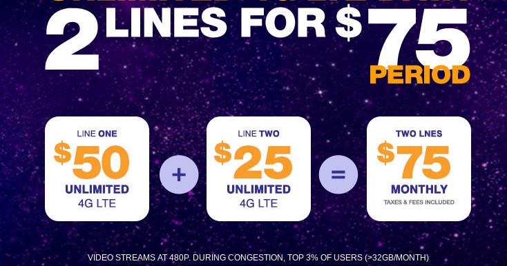 family phone plans 4 lines