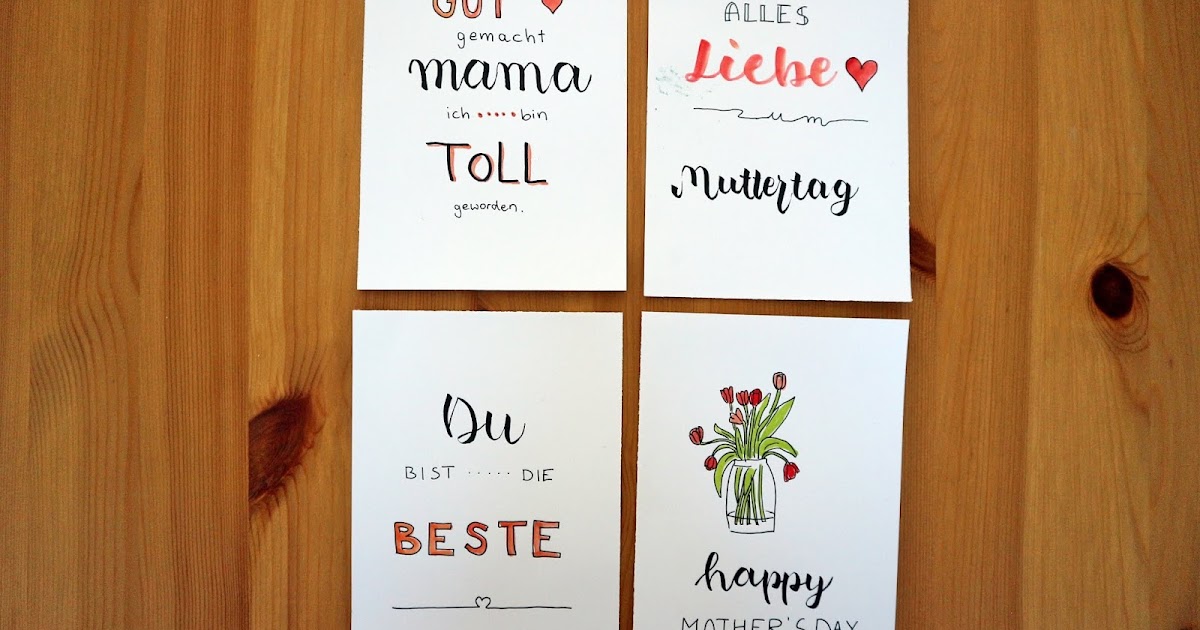 Muttertagskarte Basteln