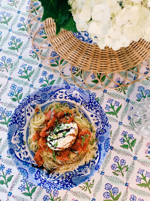 Recipe: Easy Roasted Tomato and Burrata Pasta