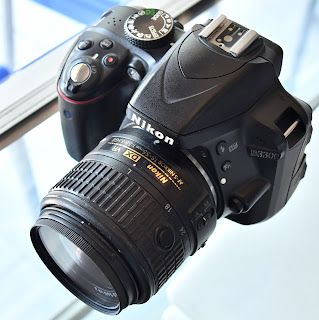 Kamera DSLR Nikon D3300 Lensa VR II Malang