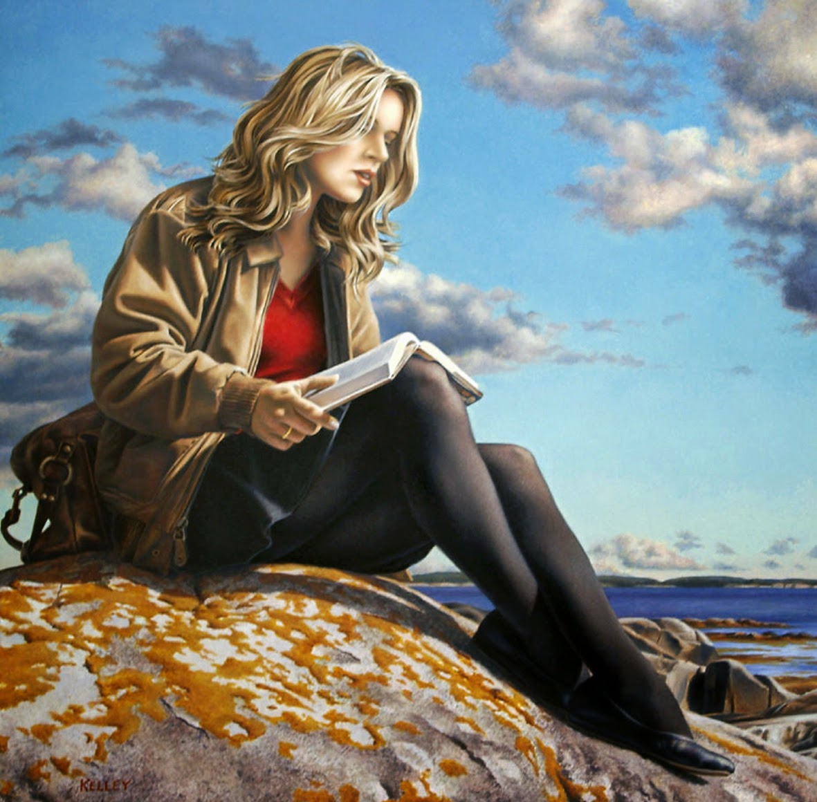 Paul Kelley, 1955 Figurative painter Tutt'Art Pittura * Scultura