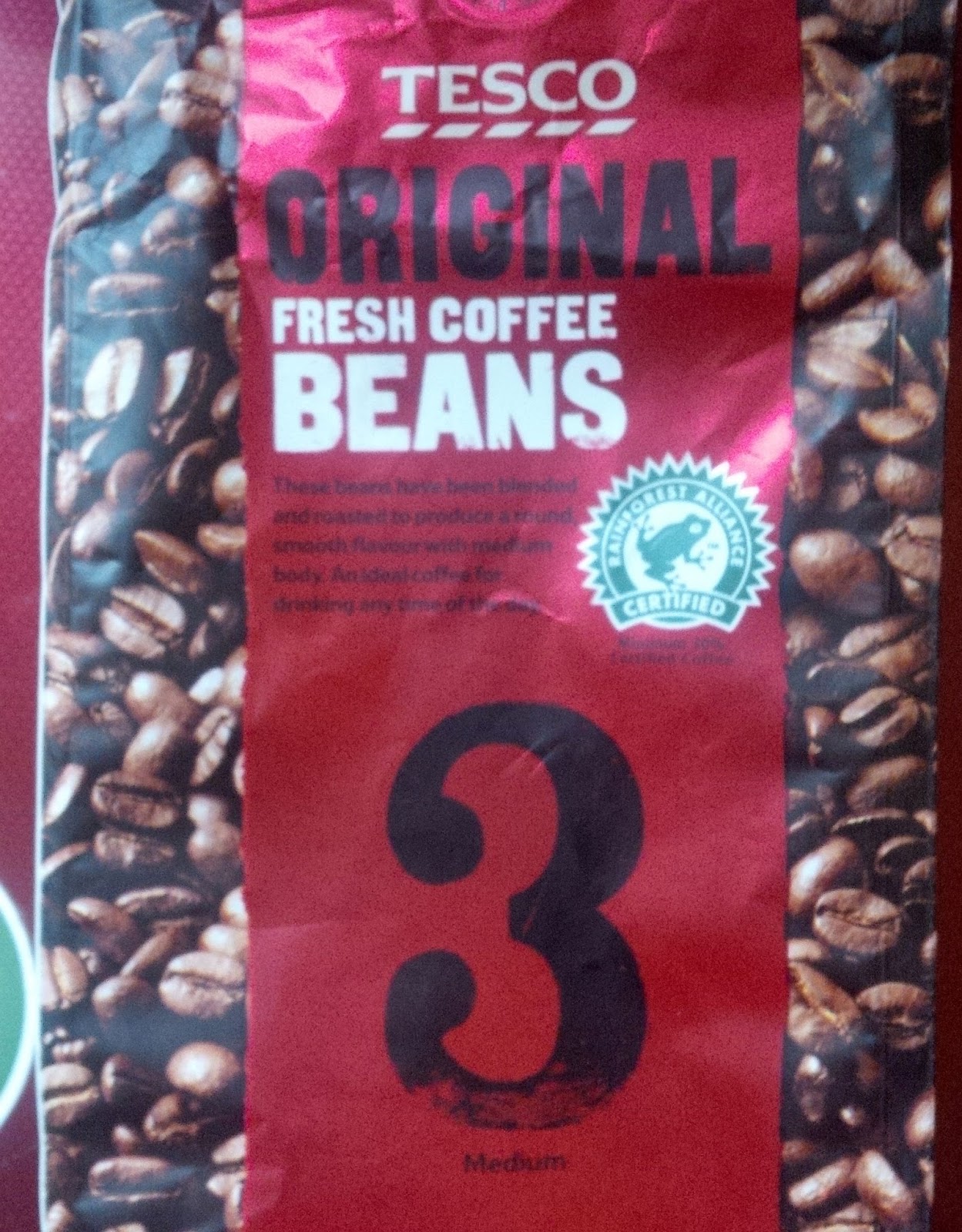beverage upon beverage upon beverage Tesco Original Fresh Coffee Beans 3