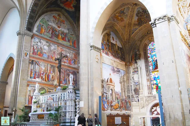 Capilla Tornabuoni en Santa Maria Novella de Florencia