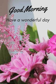 good morning images with flowers hd