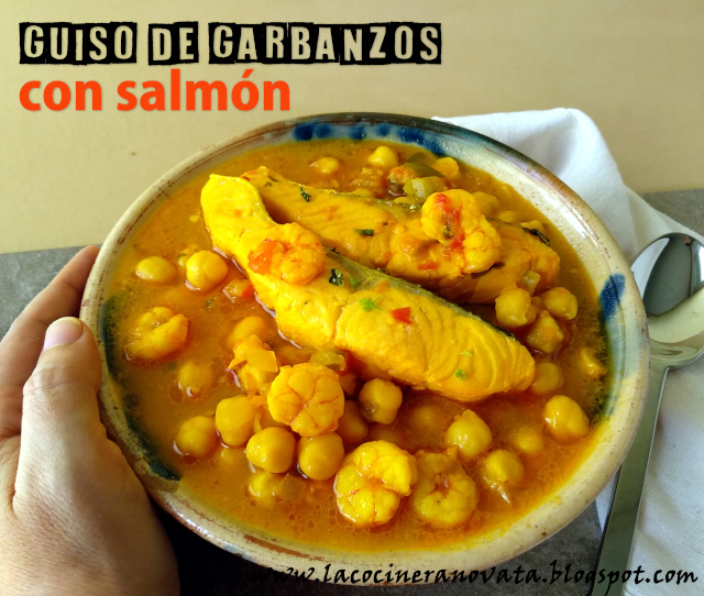 
guiso De Garbanzos Con Salmón
