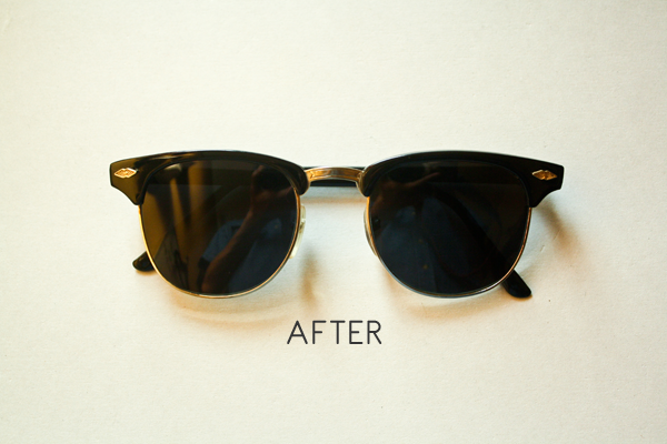 Manila Kid: Before & After: Fixing my Sunglasses