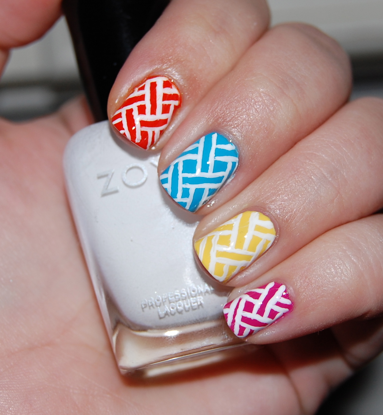 Nailadays Basket Weave Nails 86/365
