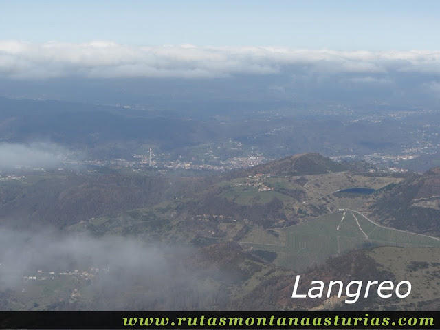 Langreo desde El Polio en Mieres