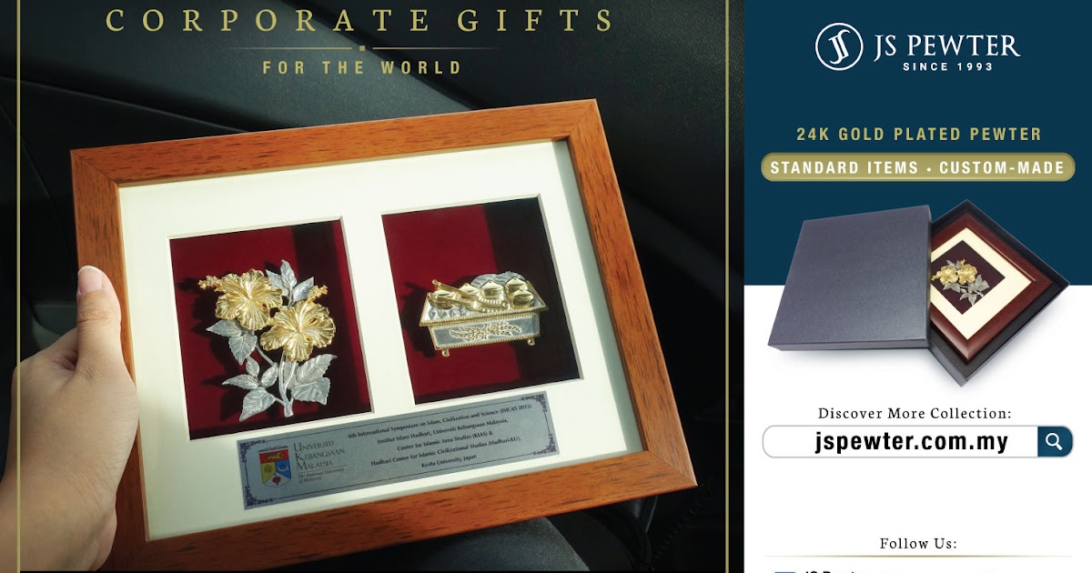Corporate Gifts Award Plaque Malaysia (JS Pewter) Premium Corporate