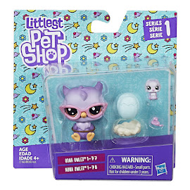 Littlest Pet Shop Series 1 Pet Pairs Nona Owler (#1-78) Pet
