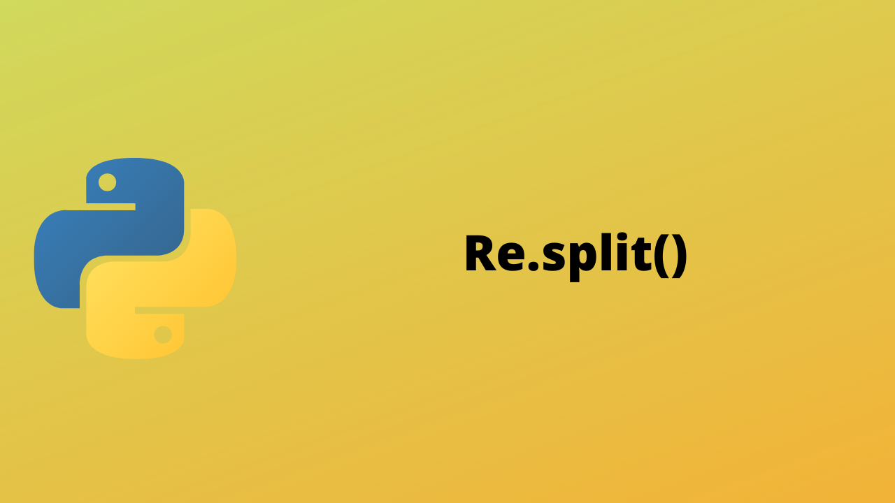 Re Split Python – Python – GTFJ
