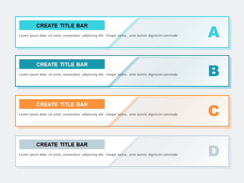 Title Bar Box PowerPoint Templates PowerPoint Free
