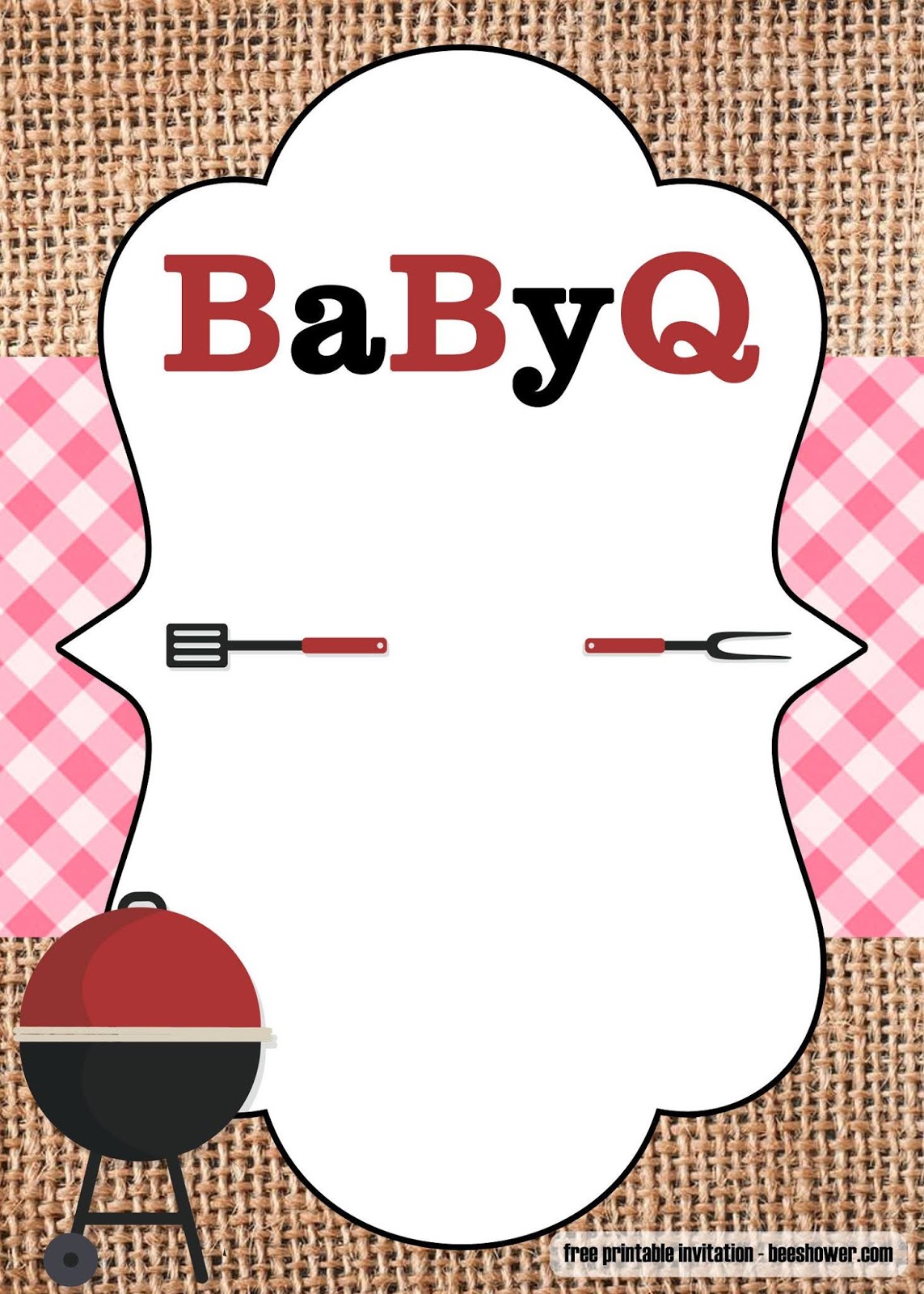 35 Unique Baby Q Shower Invitations Templates Otf Home