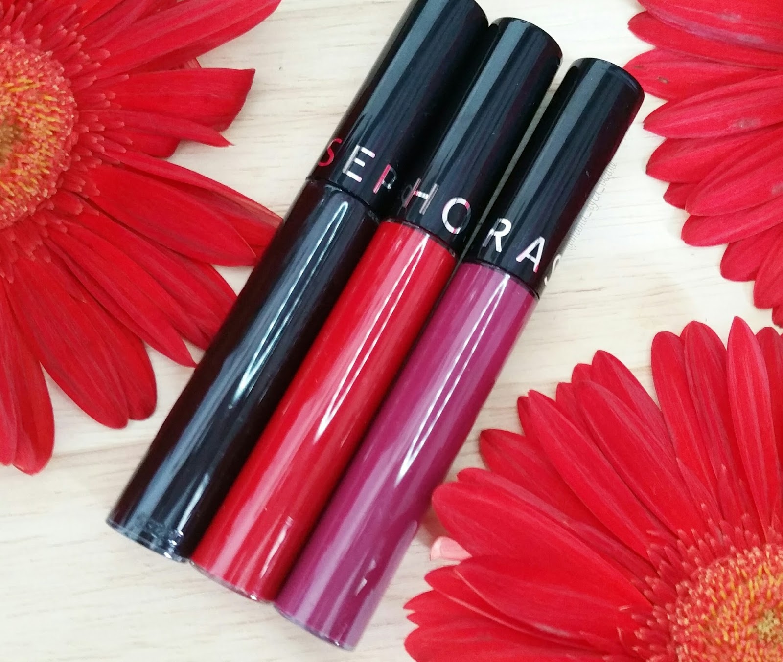 J'ai testé : Les Rouges Veloutés Sans Transfert Cream Lip Stain By Sephora.  Je suis Mitigée !! [Code Promo] — Mama Syca