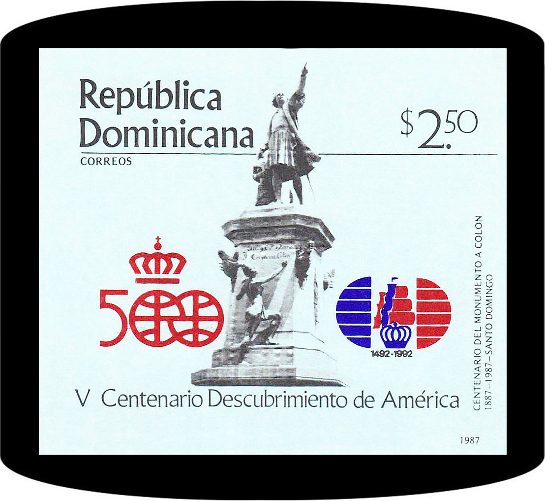 Sellos Dominicanos V Centenario del Descubrimiento de AméricaVI Regata