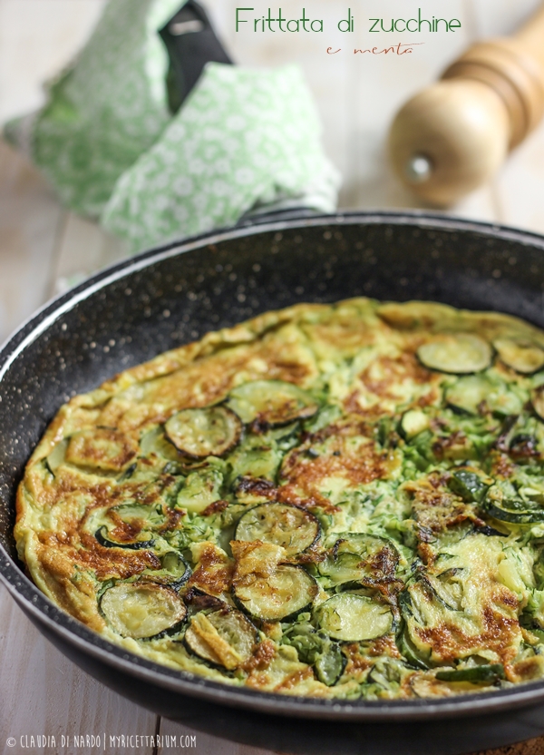 Frittata di zucchine e menta