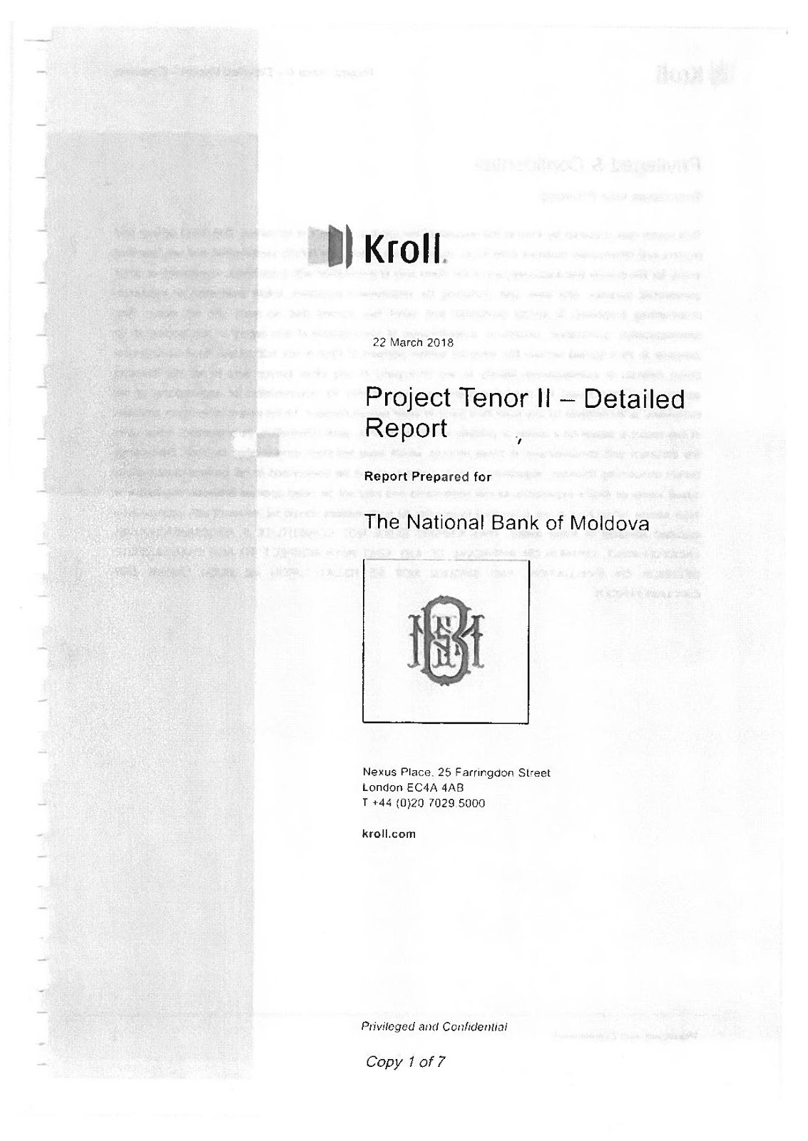 Kroll 2 report Summary and Reactions! Moldovan bank fraud scandal