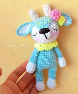 PATRON GRATIS CIERVO AMIGURUMI 45345