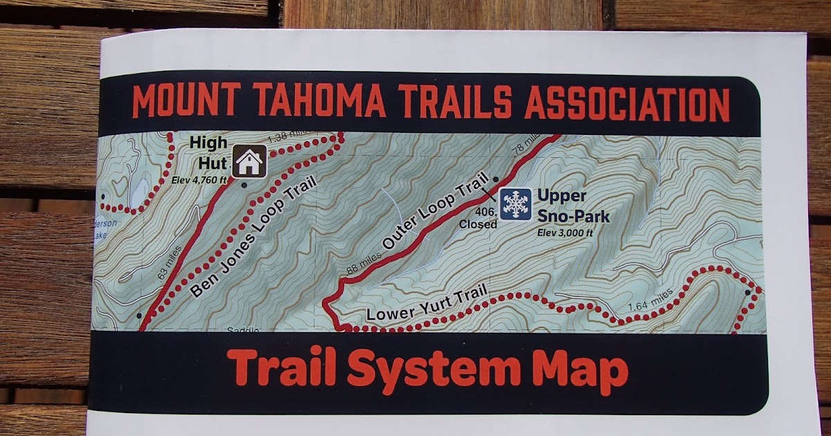 ContoursThe CORE GIS Blog An Actual Printed Map! The Mount Tahoma