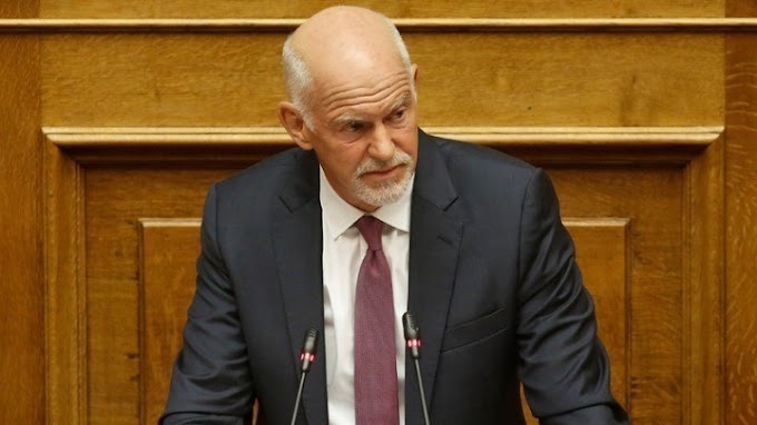 Ατύχημα για τον Γιώργο Παπανδρέου - Έπεσε από την καρέκλα του στη Βουλή - ΒΙΝΤΕΟ