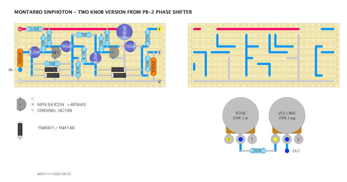 Guitar Effects Vero Point to Point Tag Board Layouts MONTARBO