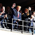 Donald Trump receives a hero's welcome as he gets cheers and a rapturous applause at college football game in Alabama after suffering jeers at baseball in Washington and UFC fight in New York City