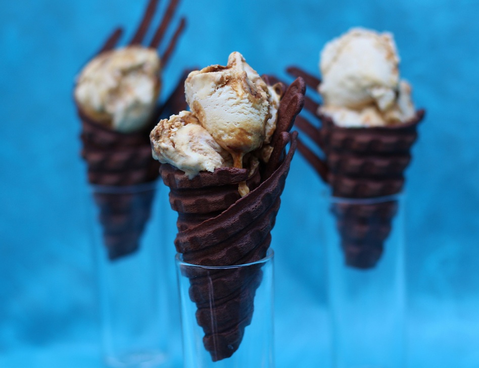 Three Bears Melbourne Homemade Chocolate Waffle Cones