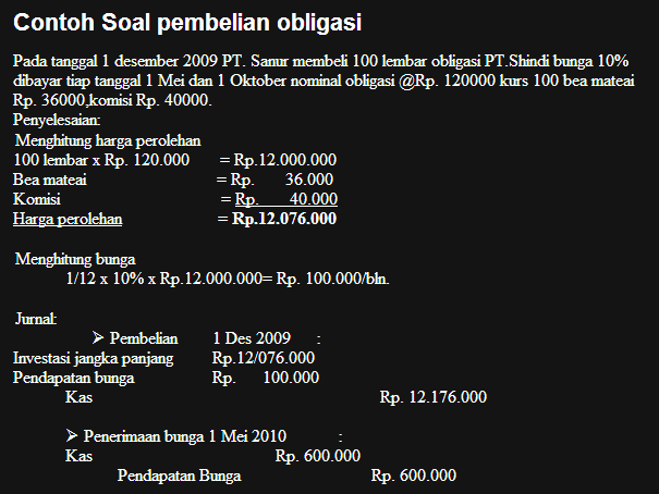 Contoh Soal Dan Jawaban Investasi Rismax