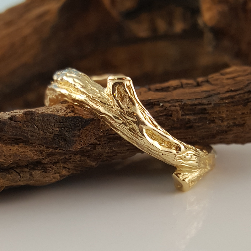 Dawn Vertrees Raw Uncut Rough Engagement Wedding Rings Branch Wedding