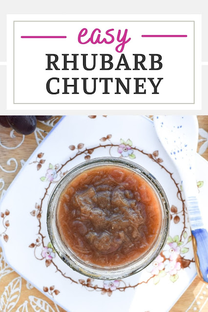 An easy recipe for homemade rhubarb chutney. Add this homemade preserve to your sandwiches and baked potatoes or serve this pickle with a pie or savoury pastry.