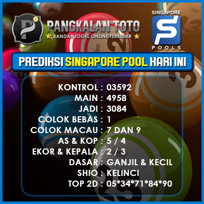 Prediksi Syair Sgp Hari Ini 2021