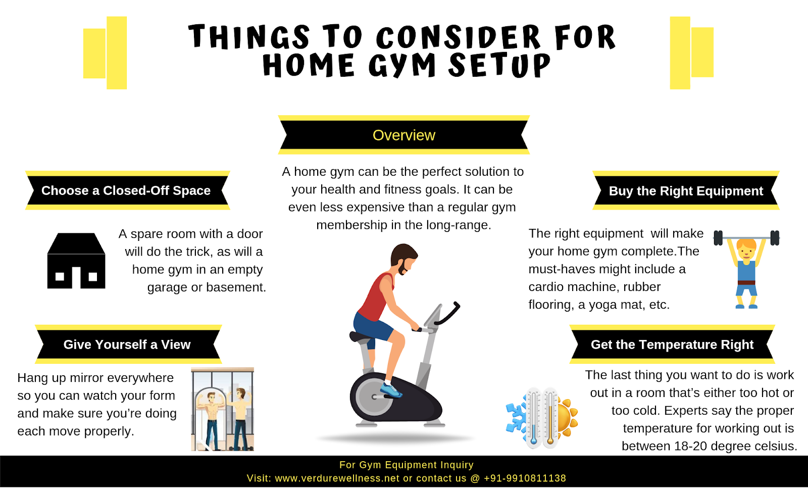 5 Benefits of Having Home Gym Infographic
