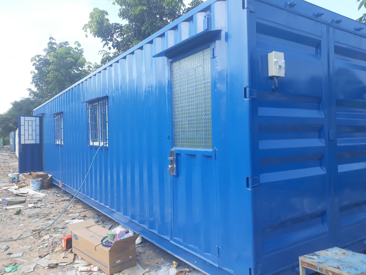 Độc Đáo Container Văn Phòng Toilet 40 Feet Về Tây Ninh