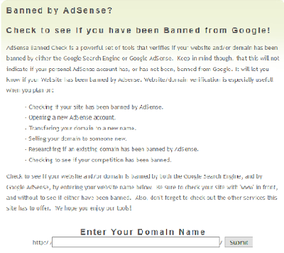 Cum afli daca un domeniu a fost banat de Google Adsense?