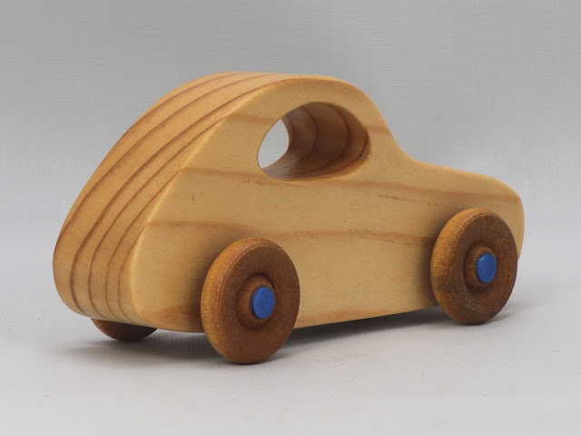 Handmade Wooden Toy Car VW Bug From The Play Pal Series